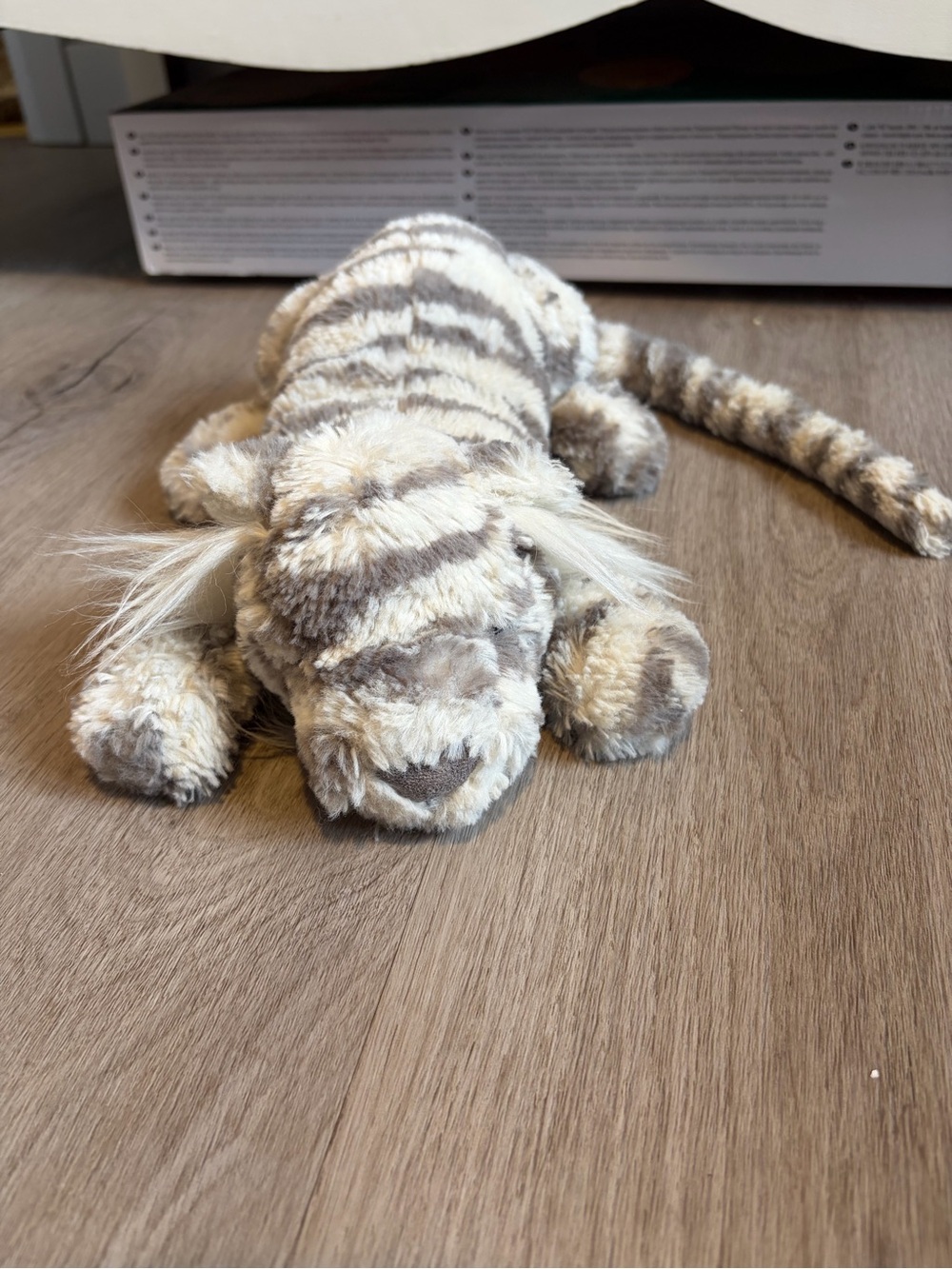 Jellycat Little Sasha Snow Tiger
